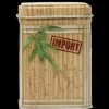 Store Compagnie & Co Bamboo empty tea storage canister